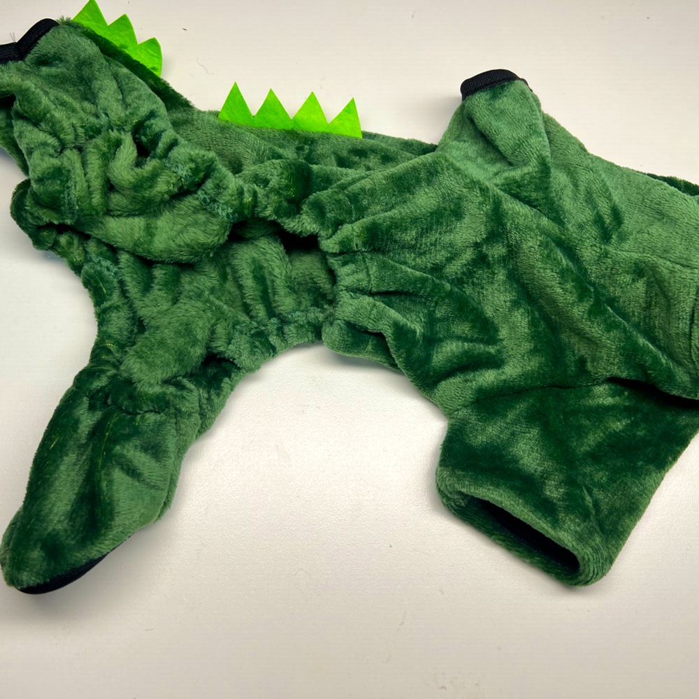 SALE****Green Dinosaur dog costume/outfit - Picture 6 of 12